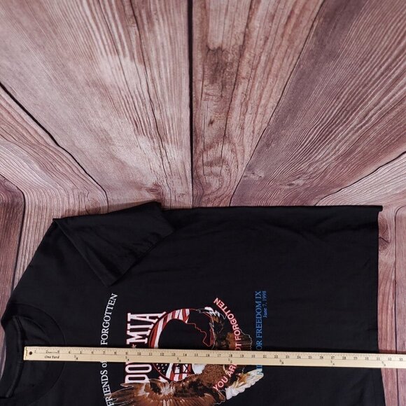 Vtg 1998 Ride For The Forgotten Single Stitch Shirt Black Size 2XL Made In USA - Picture 10 of 11